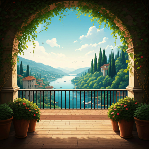 Italian terrace